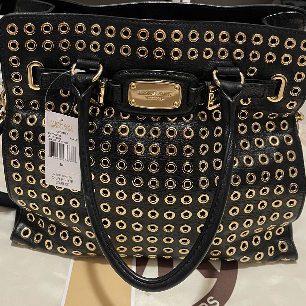 Michael Kors leather studded bag - Picture 2 of 9